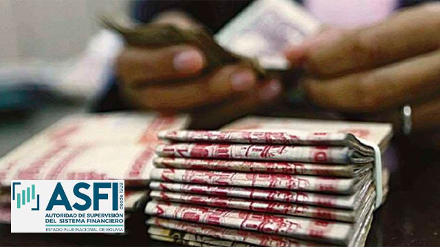 Billetes y logo de ASFI