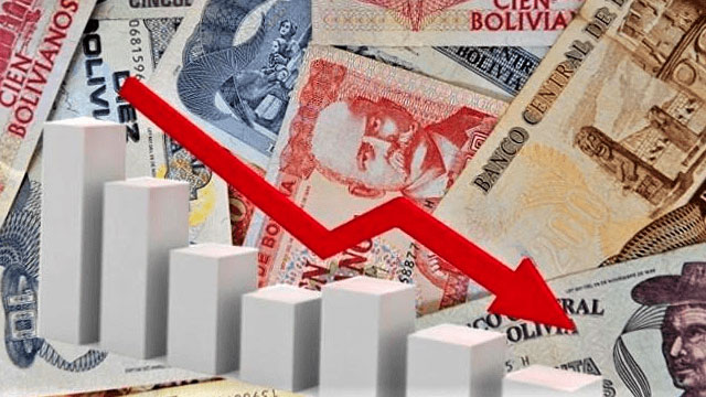 Economía Bolivia en descenso