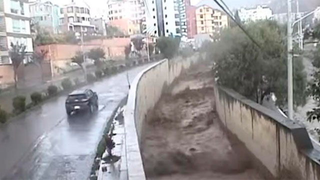 Emergencia en La Paz por lluvias