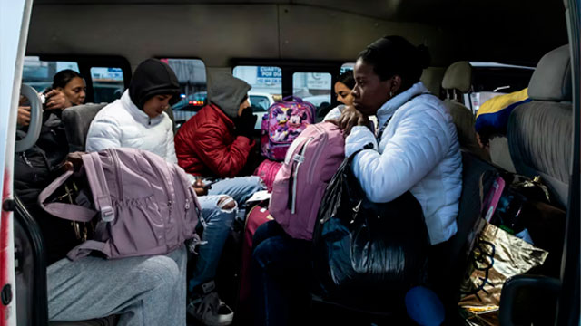 Migrantes rumbo a EEUU