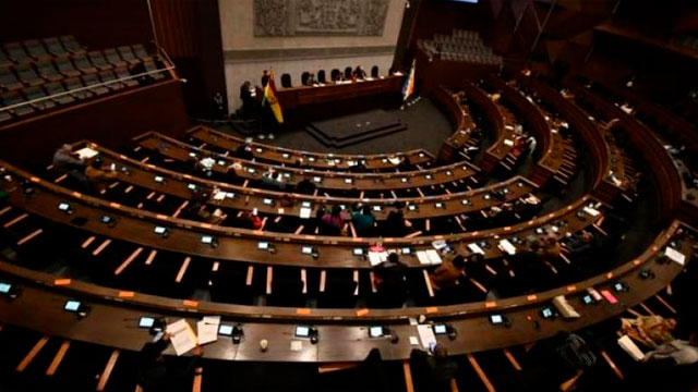 Sesión cámara de Diputados