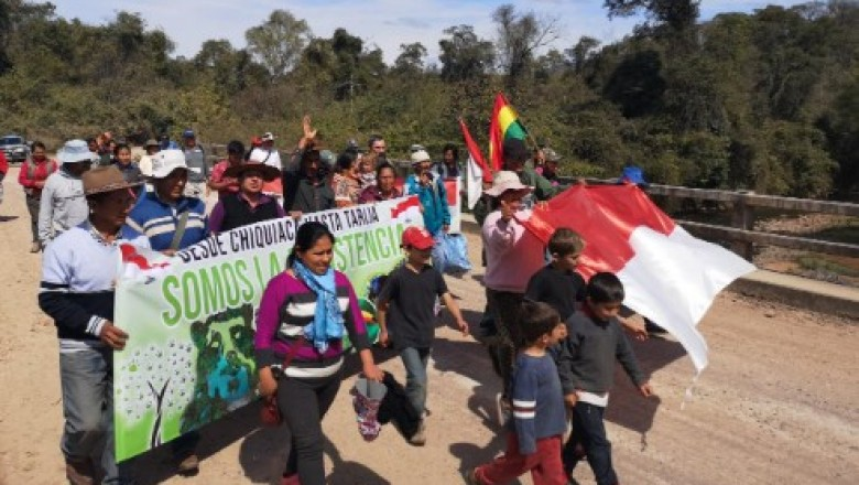 Comunarios de Chiquiaca y Tariquía