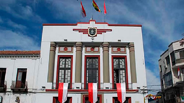 Alcaldía de Tarija, Frontis