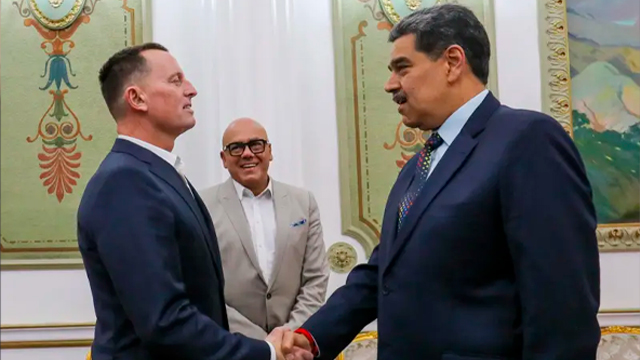 Embajador Richard Grenell se reunió con Maduro