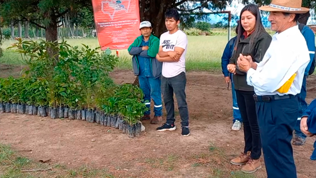 Entrega de Plantines por la PERTT