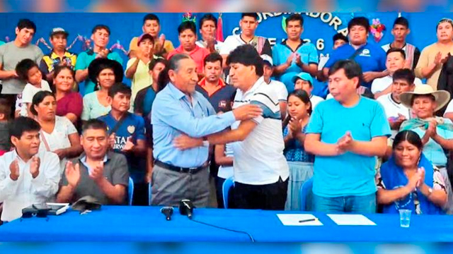 Evo-Morales, candidato Presidencial para FVP