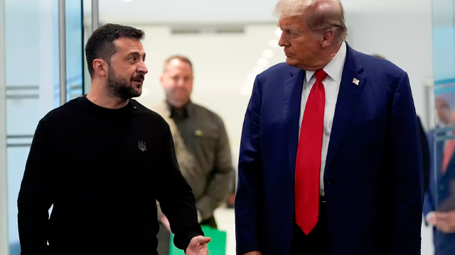 Presidentes de EEUU y Ucrania