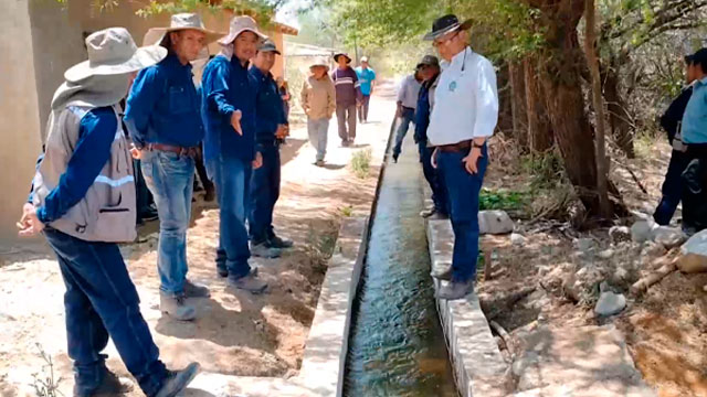 Regantes y Oscar Montes