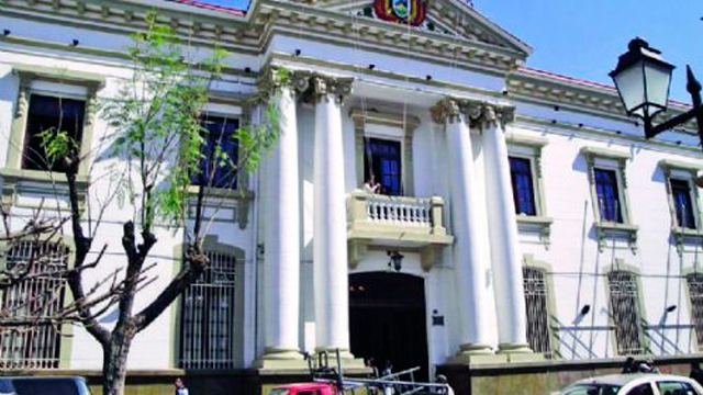 Frontis de la Gobernación de Tarija