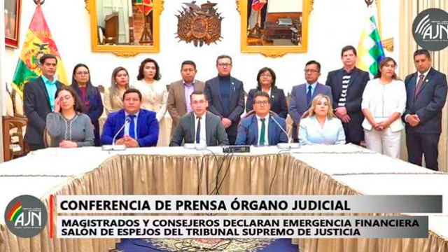 Órgano Judicial, Emergencia Presupuestaria