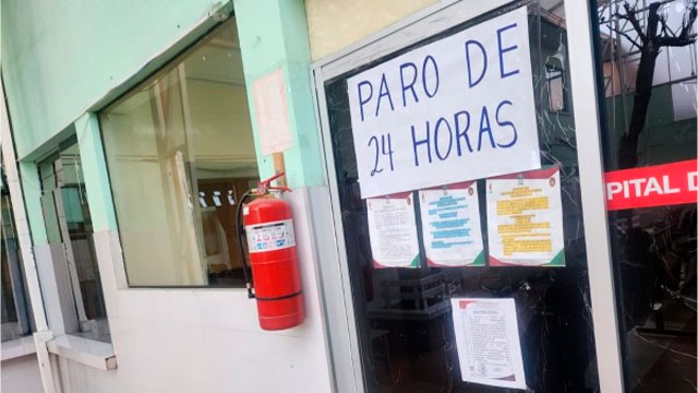 Paro 24 horas, Hospital