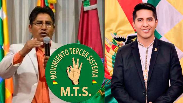 Félix Patzi y Andrónico Rodríguez, MTS