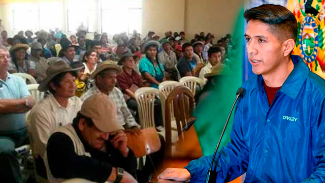 Andrónico Rodríguez en ampliado campesino