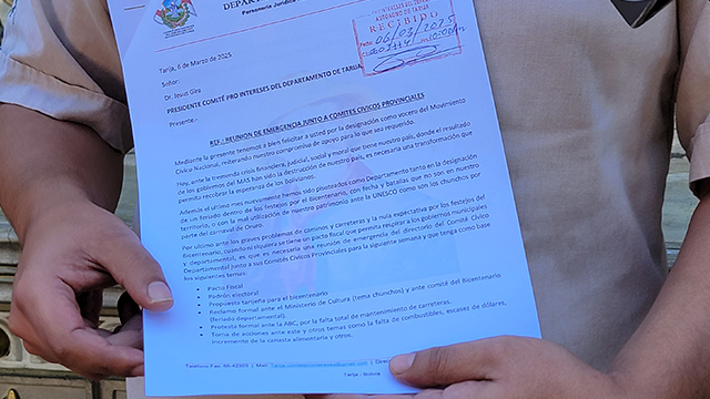 Comité Cívico Reunión Emergencia